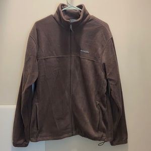 Columbia zip up soft jacket